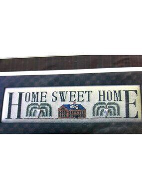 Charmed Home Sweet Home Cross-Stitch Pattern With Charms Includes Pattern